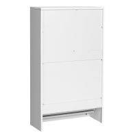 Meuble à Chaussures Entrée 102 cm Blanc