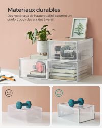 Boîtes à Chaussures Transparentes Empilables