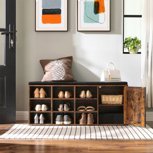 Banc à Chaussures 110 cm Rustique