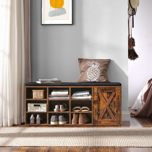 Banc à Chaussures 110 cm Rustique