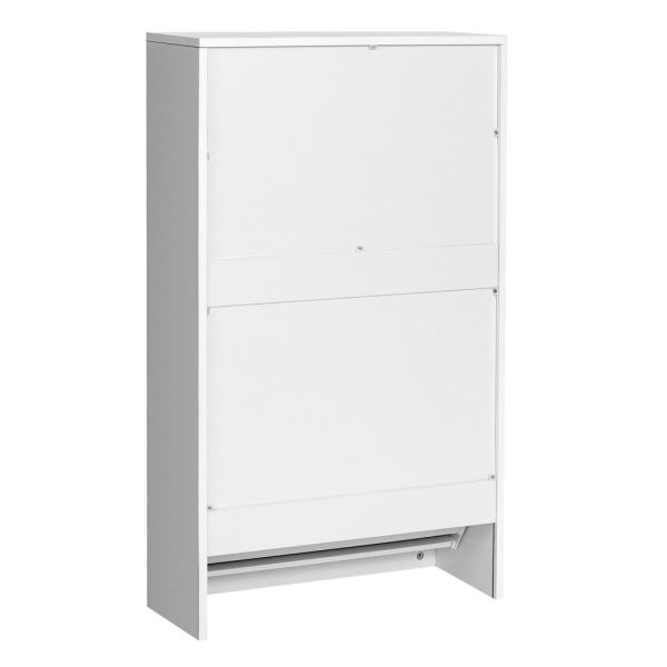 Meuble à Chaussures Entrée 102 cm Blanc