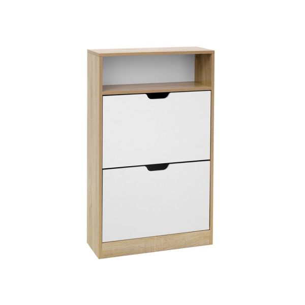 Meuble à Chaussures Style Scandinave 2 Portes