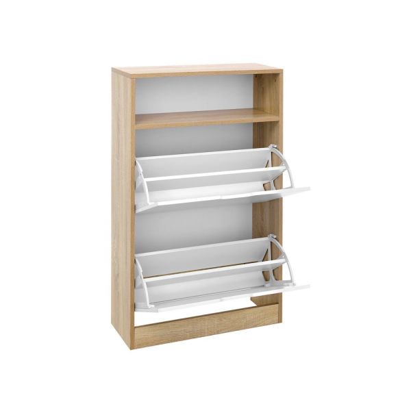 Meuble à Chaussures Style Scandinave 2 Portes