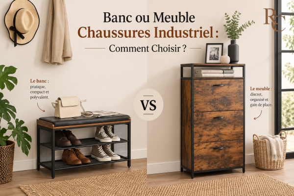 Blog Comment choisir Banc vs Meuble à Chaussures Industriel