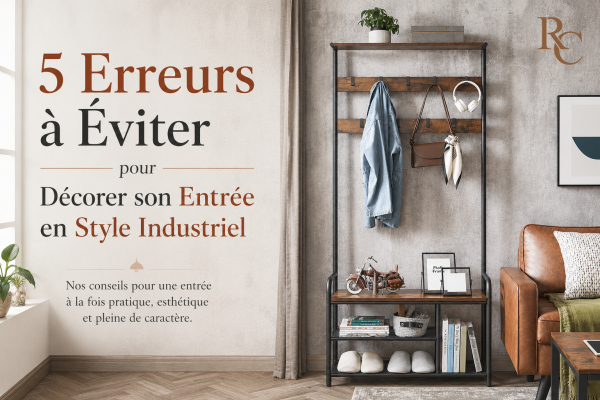 5 Erreurs à Éviter pour Décorer son Entrée en Style Industriel