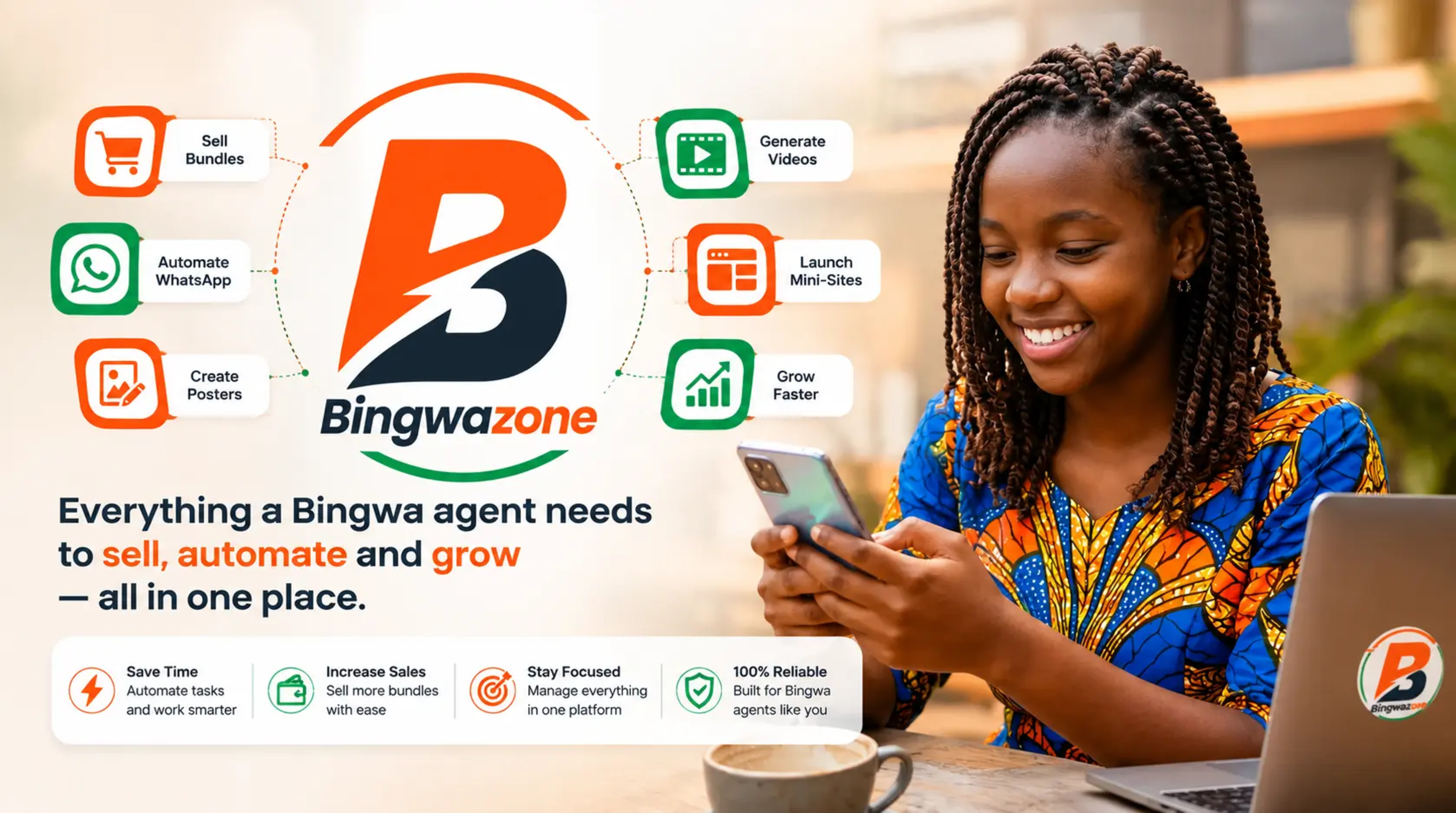 BingwaOne business tools for Bingwa Sokoni agents