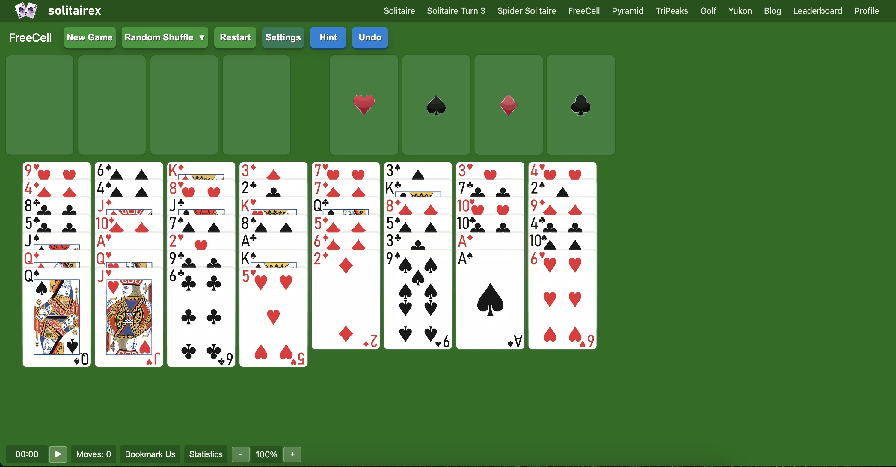 how to play freecell solitaire