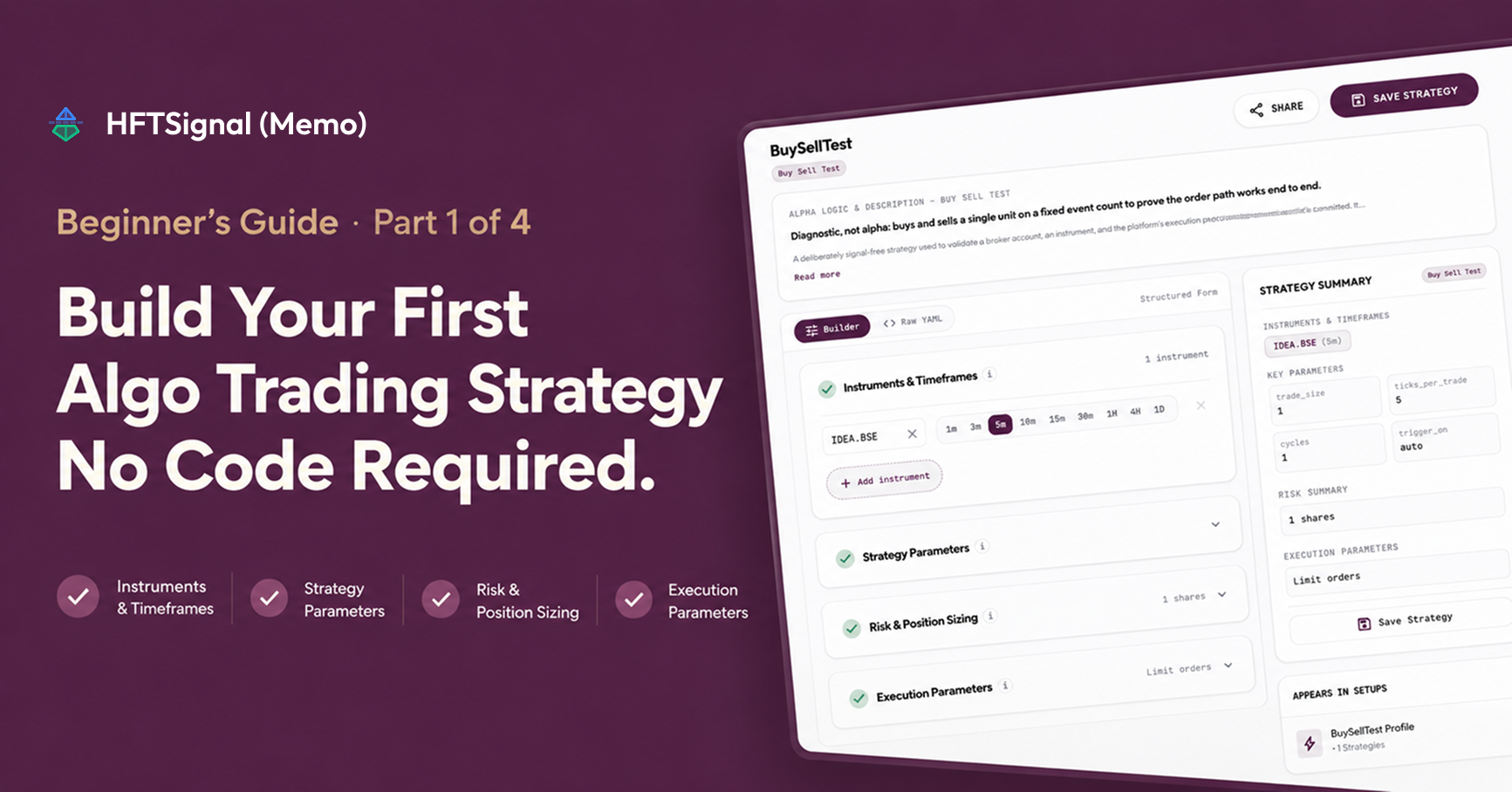 4 Steps to Build Your First Algo Trading Strategy in India