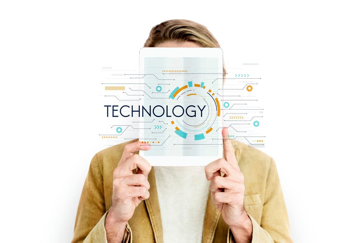 Technology Background Digital Computer Network