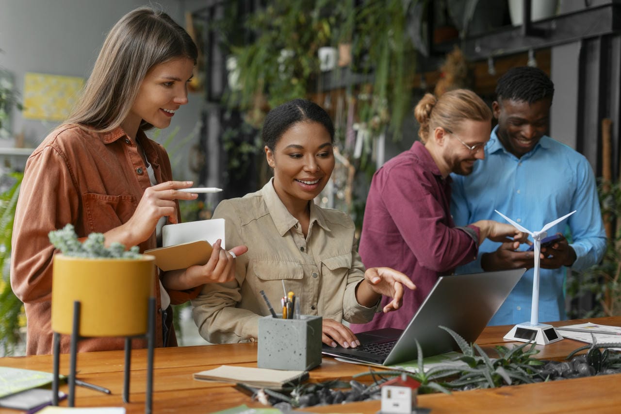 Tech people trying to achieve ambitious sustainability goals