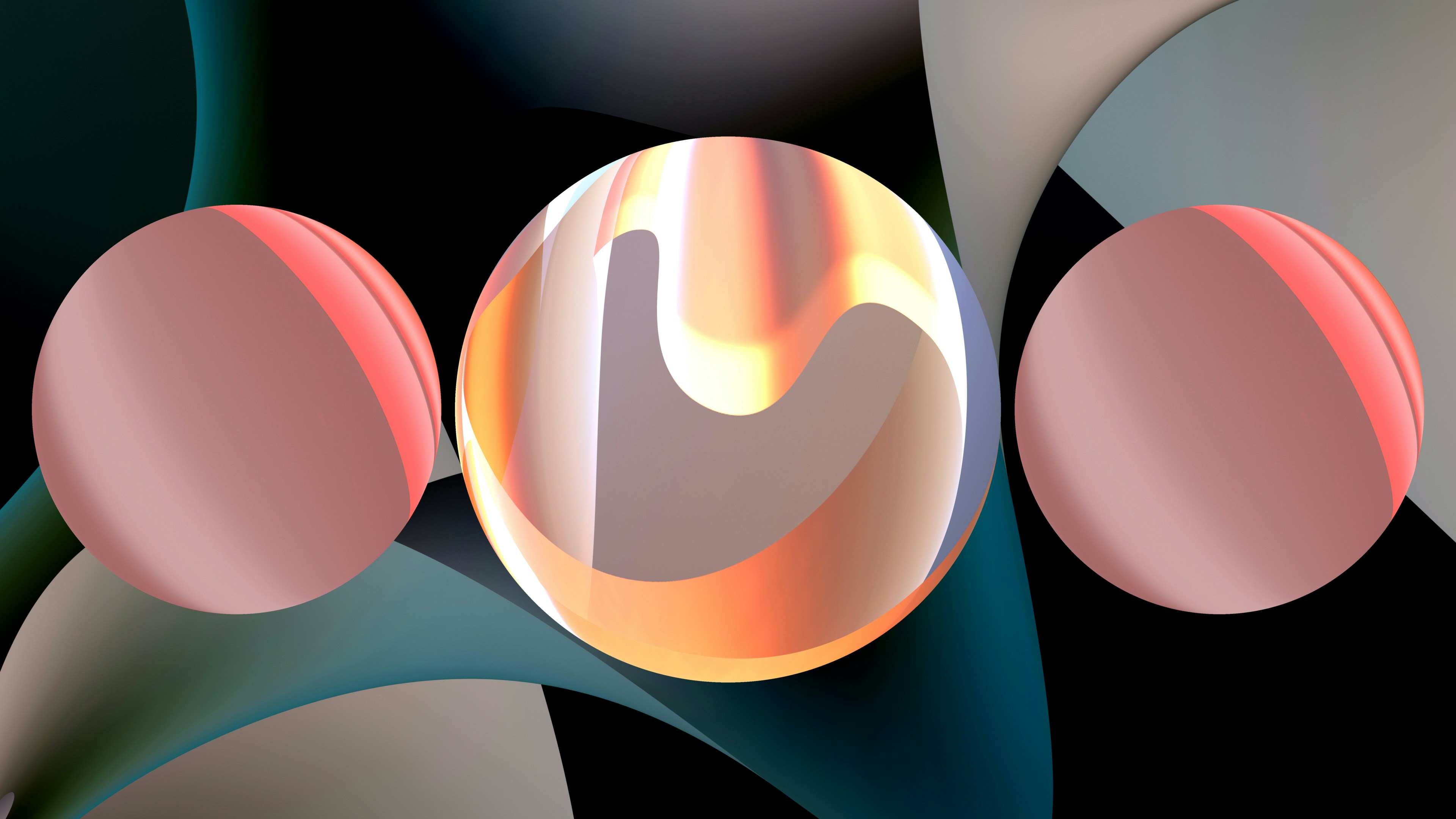 Abstract digital illustration showing three overlapping search result surfaces with organic rank, AI citation, and user preference signals intersecting