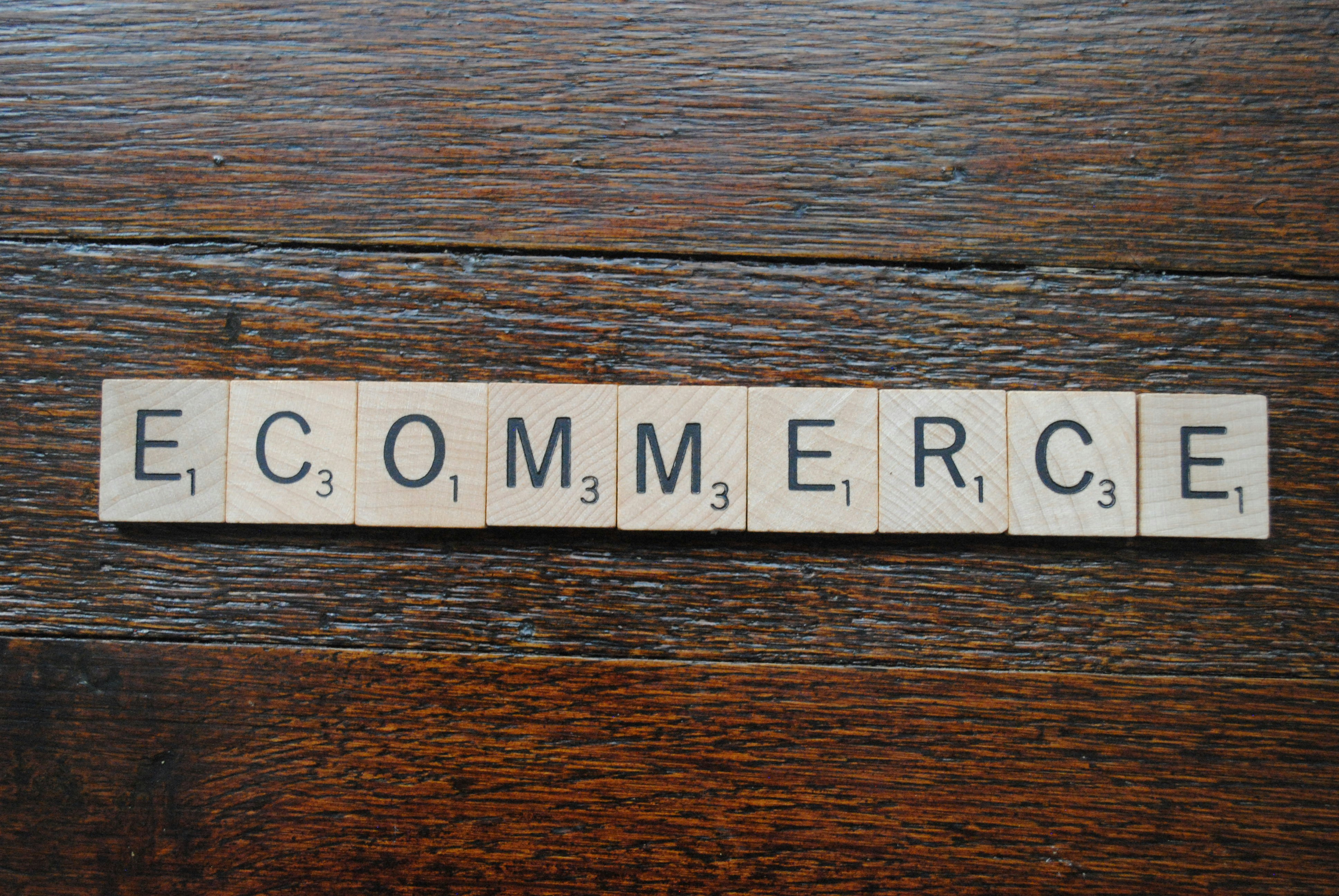 Modular e-commerce architecture components arranged as building blocks