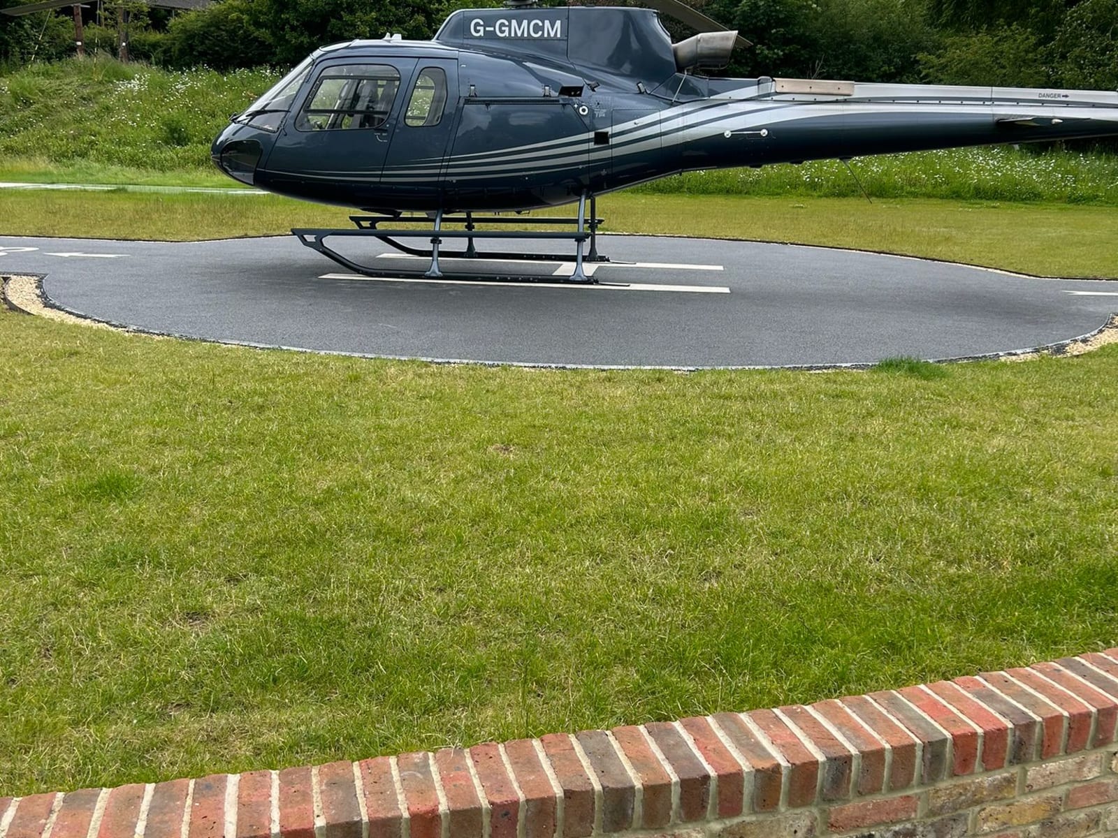 Finished Helipad in Use