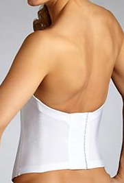 36 B C D Dd Push Up Seamless Low Back Bridal Wedding Bustier