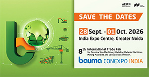 bauma CONEXPO INDIA 2026 banner