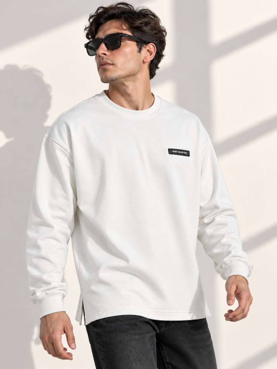 WOOL SWEATER — White
