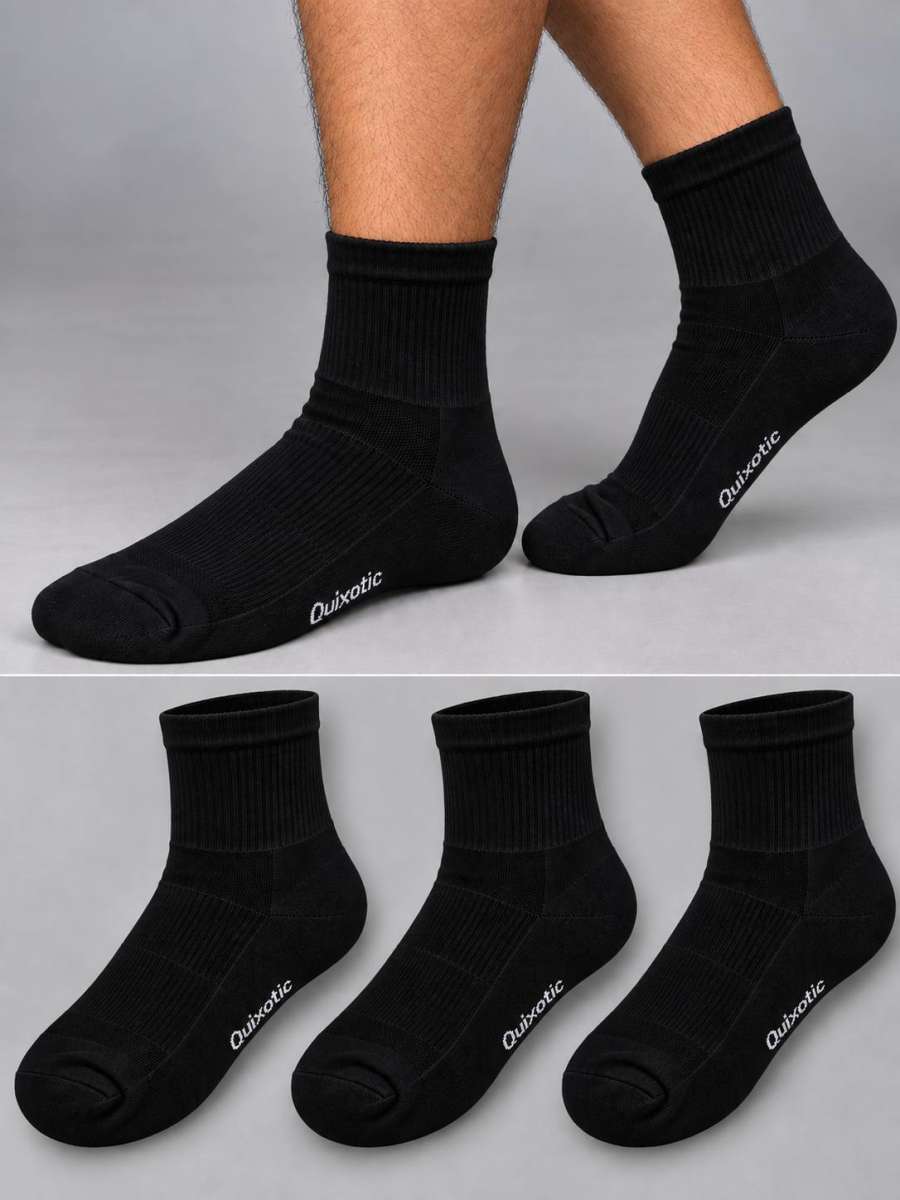 LONG SOCKS — Black