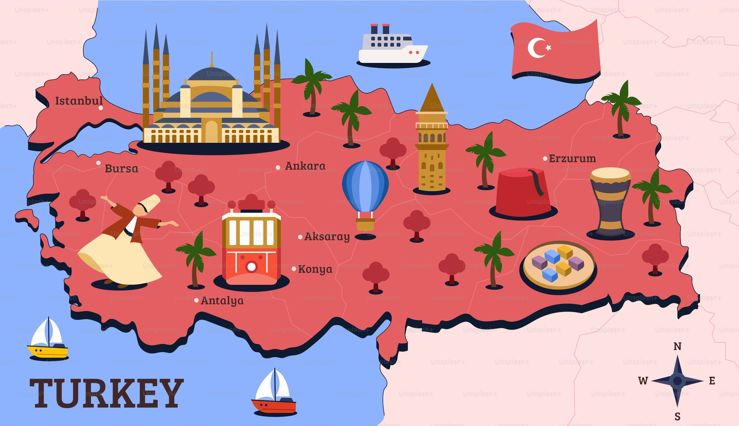 Mapa de Turquia