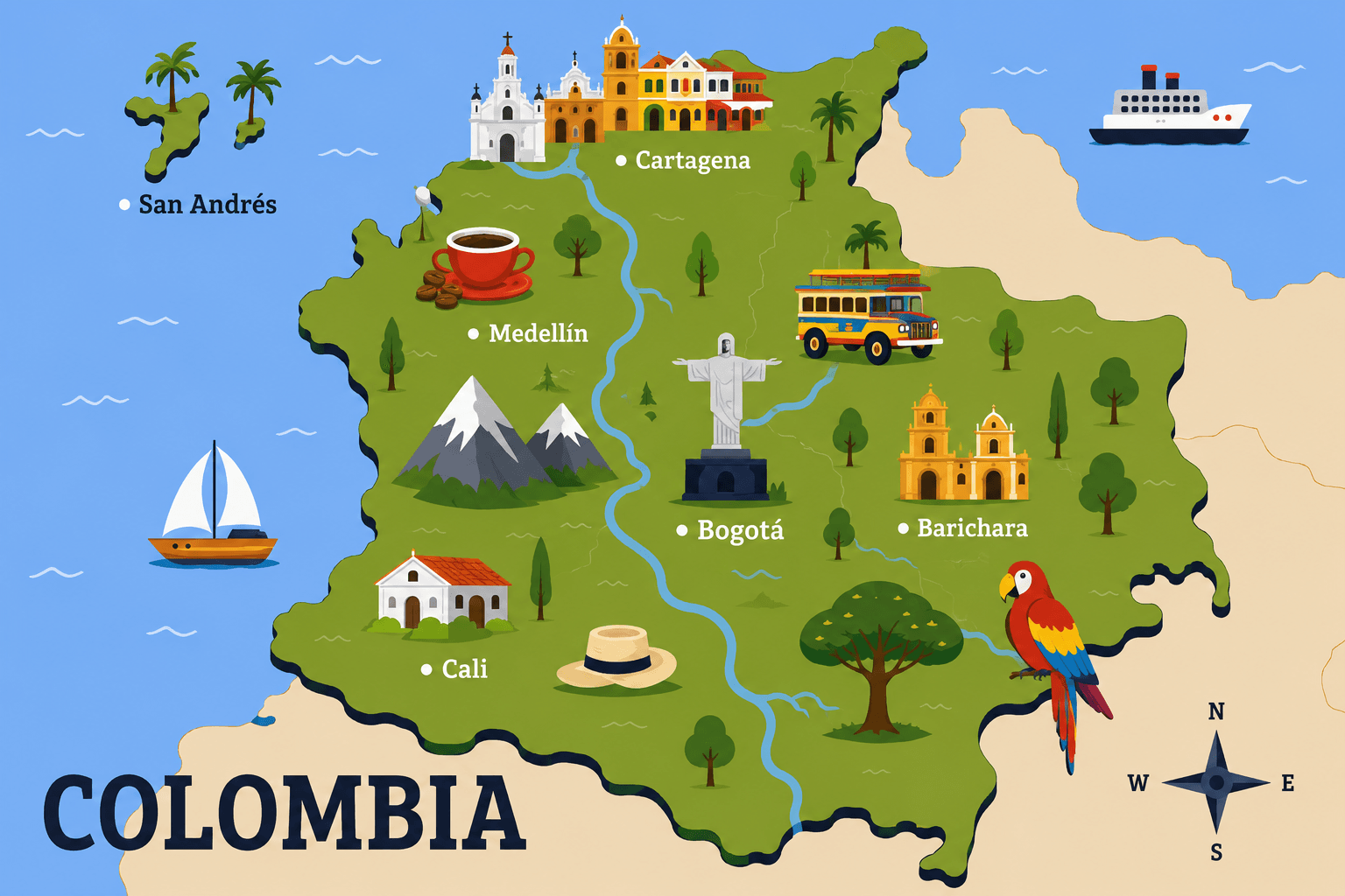 Mapa de Colombia