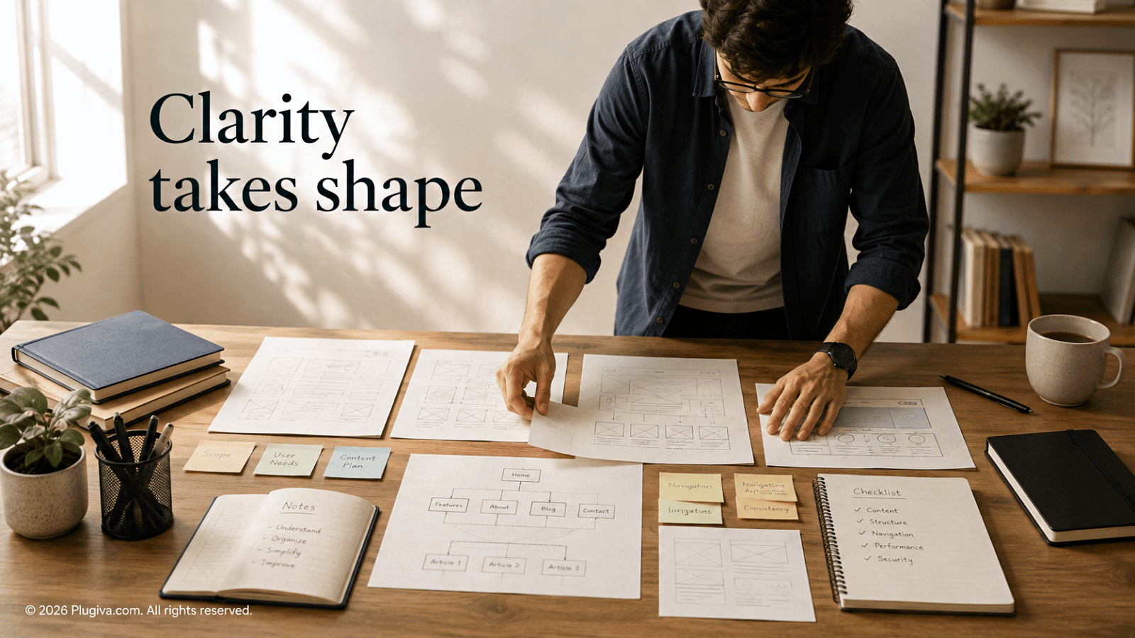 Developer organizing a growing project to keep responsibilities clear