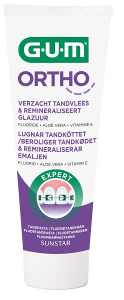 TANNKREM ORTHO 75ML STK GUM