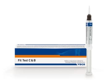 FIT TEST C&B QUICKMIX 5ML SPRØYTE 10 BL.SPISSER 2095 VOCO