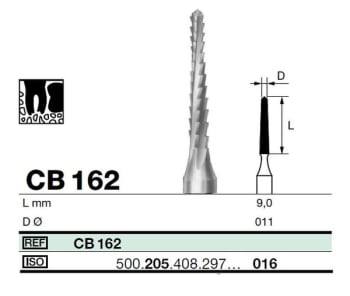 HARDMETALLBOR D&Z VS CB162 016 LANG 1STK BENFRESER