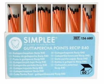 SIMPLEE GUTTAPERKA POINTS RECIP R40 60 STK