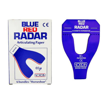 ARTIKULASJONSPAPIR BLUE RED RADAR HESTESKO 6 HEFTER NORDIN