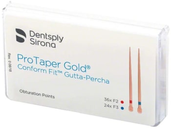 PROTAPER GOLD GUTTAPERKA F2-F3 RØD/BLÅ 60 STK MAILLEFER