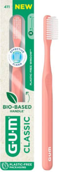 TANNBØRSTER BIO CLASSIC 411 MYK 12 STK GUM