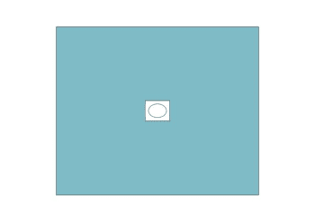 OPERASJONSDUK 75X90CM M/HULL 6X8CM STK MED LIM MØLNLYCKE