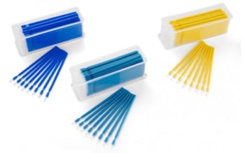 PENSLER FLEXIBRUSH MEDIUM GUL BØYBARE 100ST M+W