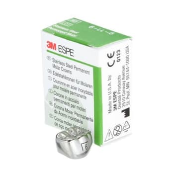 STÅLKRONER 6 LL 6 MOLAR UKJ VENSTRE 5 STK 3M