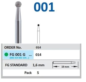 DIAMANT FG 001G-014 5 STK GRØNN RING HORICO