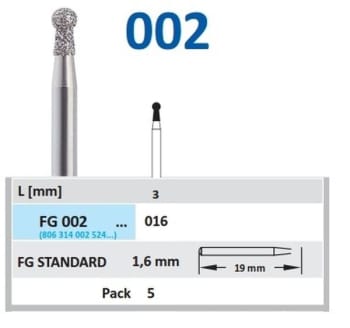 DIAMANT FG 002-016 5 STK HORICO
