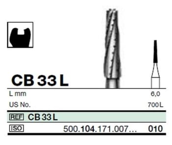 HARDMETALLBOR D&Z HS CB33L-010 5 STK