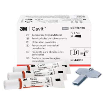 CAVIT-NORMAL PACK 10-TUBER RØD EUGENOLFRI 3MESPE
