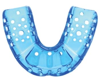 AVTRYKKSKJE POLYTRAYS BLÅ NR 1 UNDERKJEVE MEDIUM 25 STK