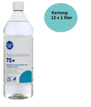 DAX OVERFLATEDESINFEKSJON 75 + 12 X 1 LITER