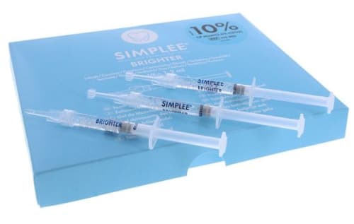 BLEKING SIMPLEE BRIGHTER GEL PF 10% 10X1.2 ML SPRØYTER