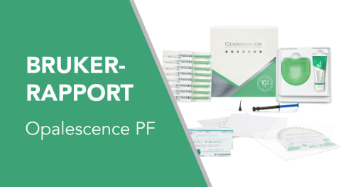 Tannbleking med tilpassede blekeskinner Opalescence™ PF 16 %