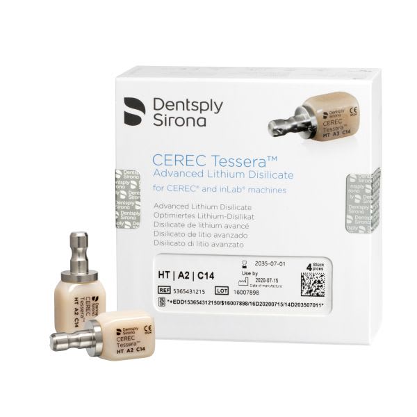 CEREC TESSERA HT A2 C14 4 STK DENTSPLY SIRONA
