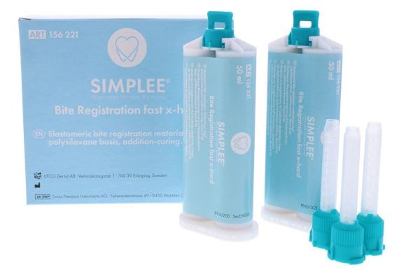 BITTREGISTRERING FAST SET X-HARD 2X50ML 12 B.SPISSER SIMPLEE