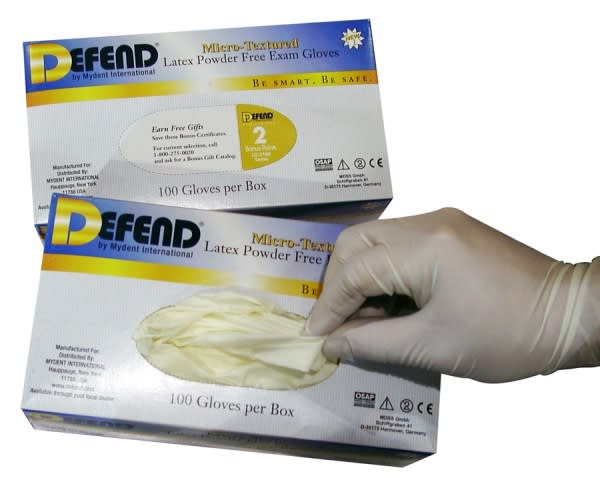 HANSKER DEFEND LATEX LARGE PUDDERFRI 100 STK JDENT