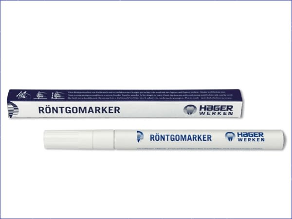 MERKEPENN FOR RØNTGENBILDER HAGER & WERKEN