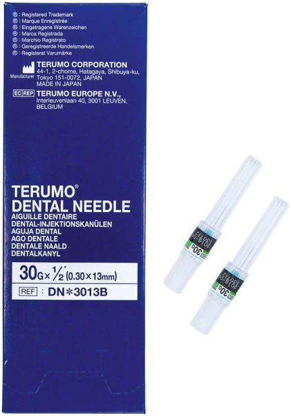 KANYLER TERUMO 30G 0,3x13MM-GJENGE 100 STK