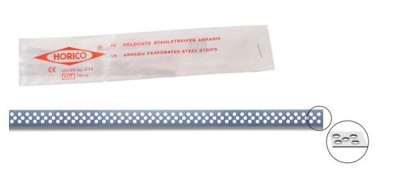 STÅLSTRIPS PERFORERTE 4MM 10 STK 444
