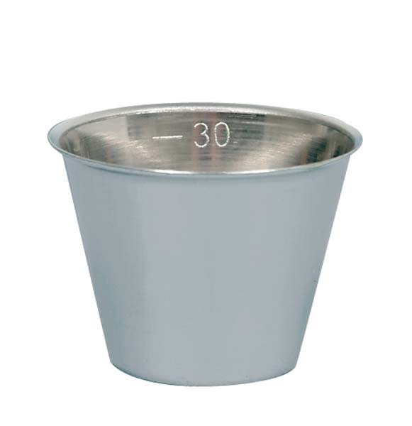 MEDIKAMENTKOPP STÅL RUSTFRI 30 ML