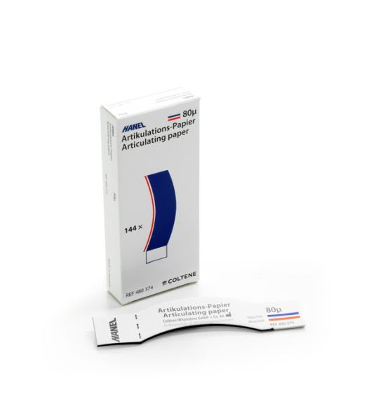 ARTIKULASJONSPAPIR BUET BLÅ RØD 80 MY 144 STK HANEL